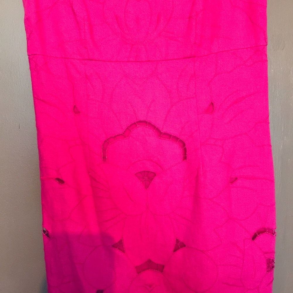 Pink Linen Dress - Picture 3 of 8